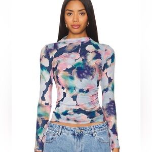 NWT Rails Mock Neck Joelle Top